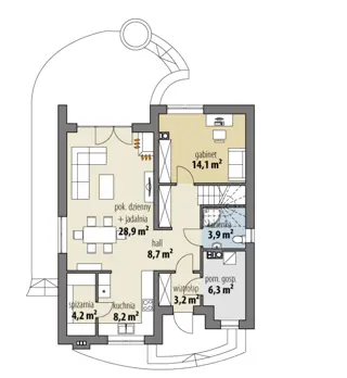 Budziwój, dom 130m², działka 11 rów, super dojazd, solidne wykonanie - zdjęcie 8